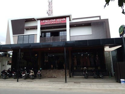 Bangunan dan toko Leni Love Hijab